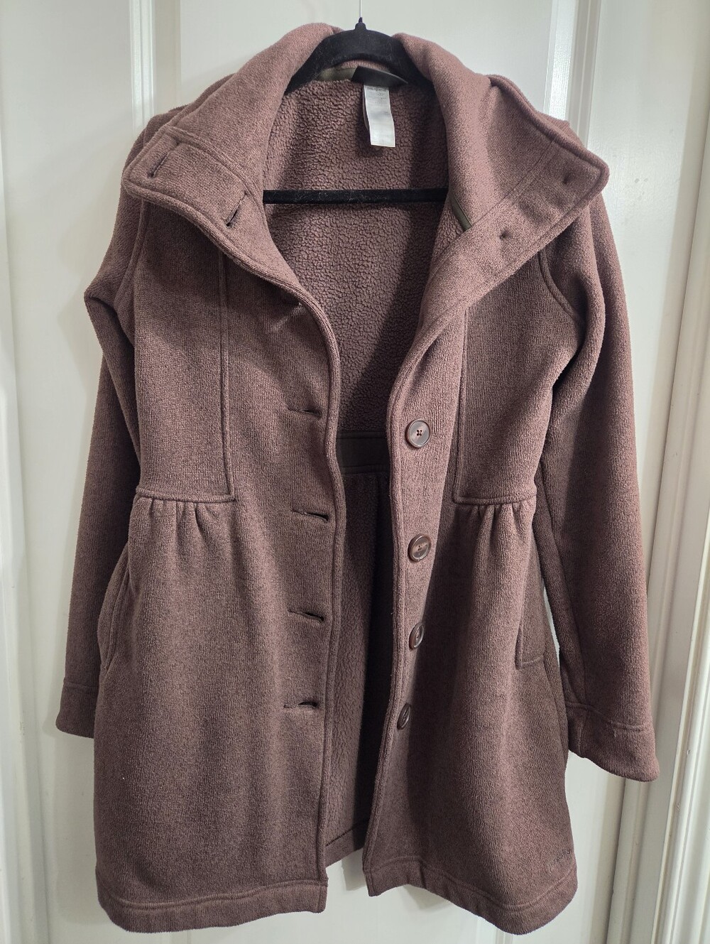 Patagonia Womens Better Sweater Coat Button Maroon Up Size Medium Jacket